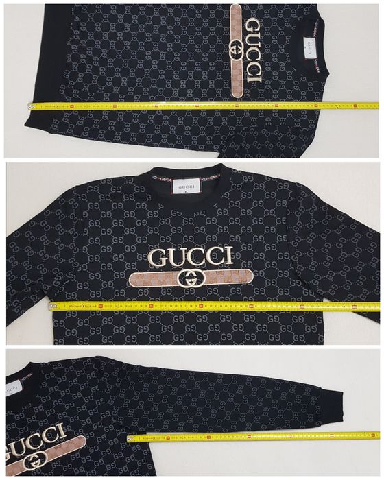 Bluza Gucci, pulover ptr bărbați nou, clasic din bumbac, Nr. M/L (men)
