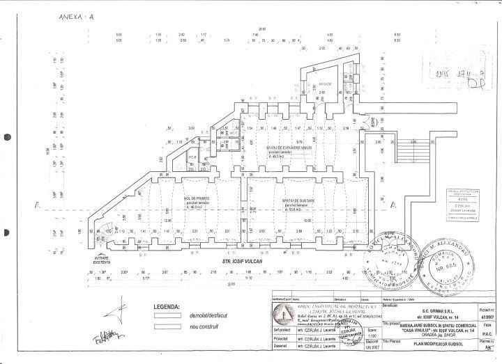 Oportunitate reala de investitie, zona Ultracentrala, str. Iosif Vulca