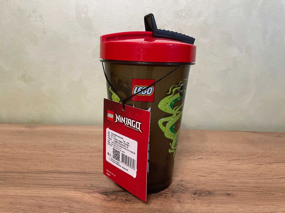 LEGO NINJAGO бутылка с трубочкой