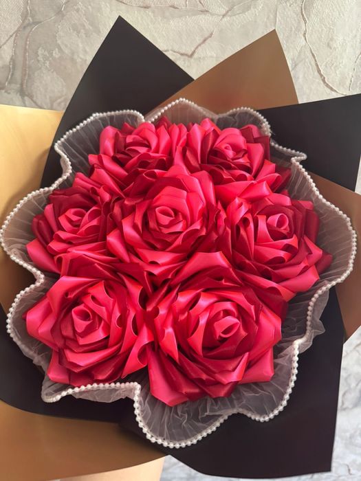 Атласные букеты Город алматв