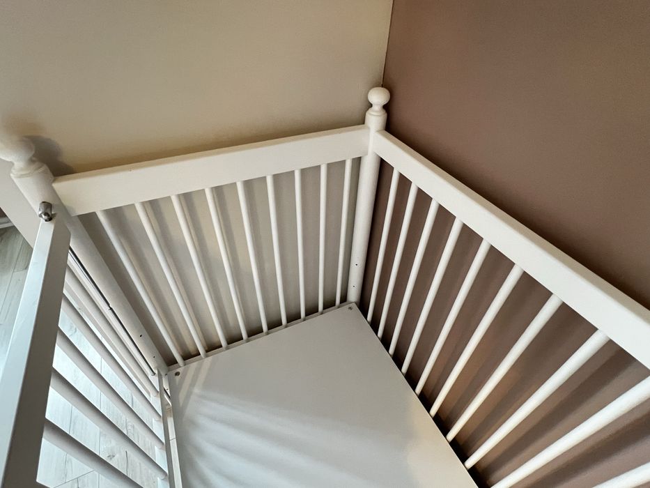 Дървено бебешко легло с люлка Azaria Mondo 60*120