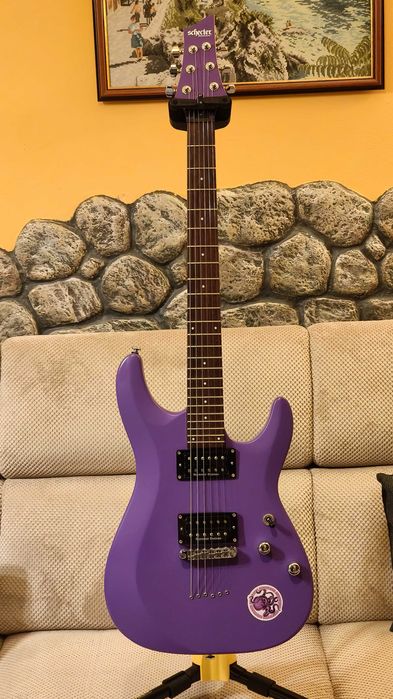 Schecter C-6 Deluxe - Seymour Duncan JP/'59, като нова