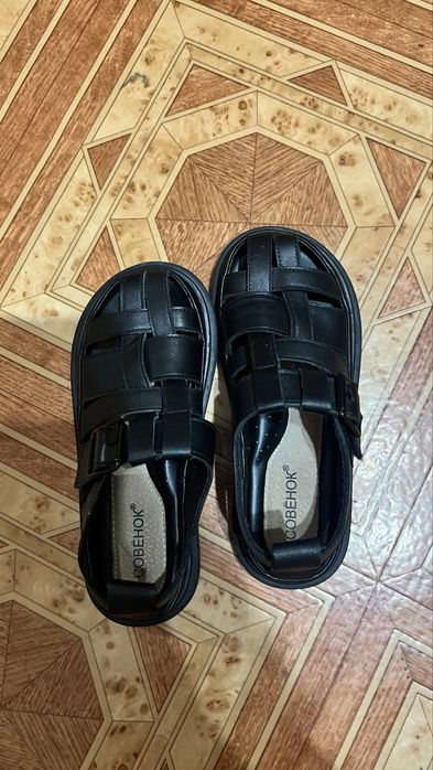 Детские сандалии, кожа