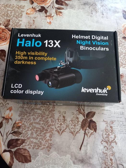 уред за нощно виждане Levenhuk Halo 13X Helmet Digital Night Vision Binoculars.