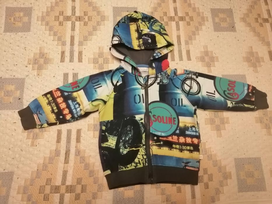 Памучен суитчър за ръст 80 см.