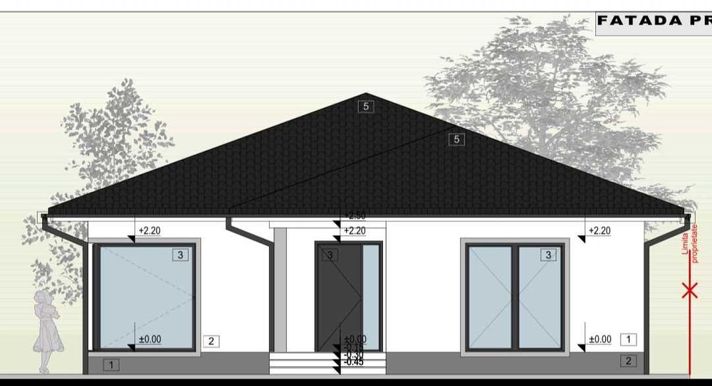 Casa la rosu in Cheriu