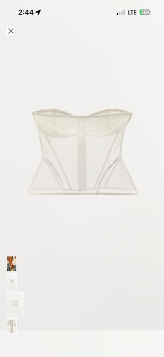 корсет от тюл Zara