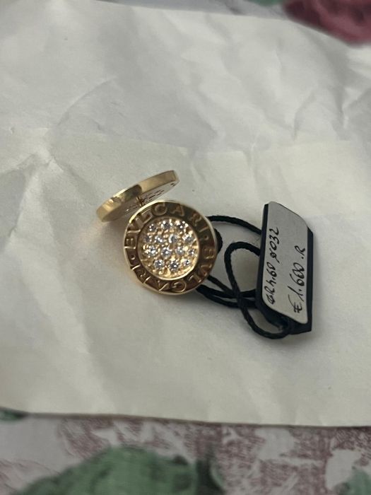 Cercei Bvlgari Aur 18K cu diamante