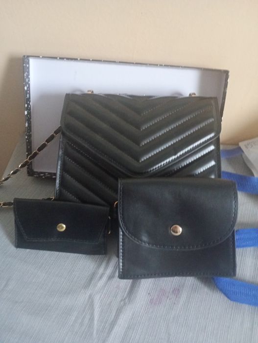 Geanta YSL cu accesorii