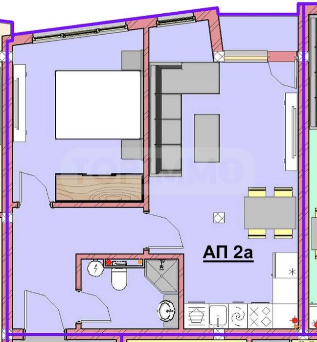 Продава се Двустаен апартамент в Балчик - 59 кв.м за 586 €/кв.м - Снимка #9