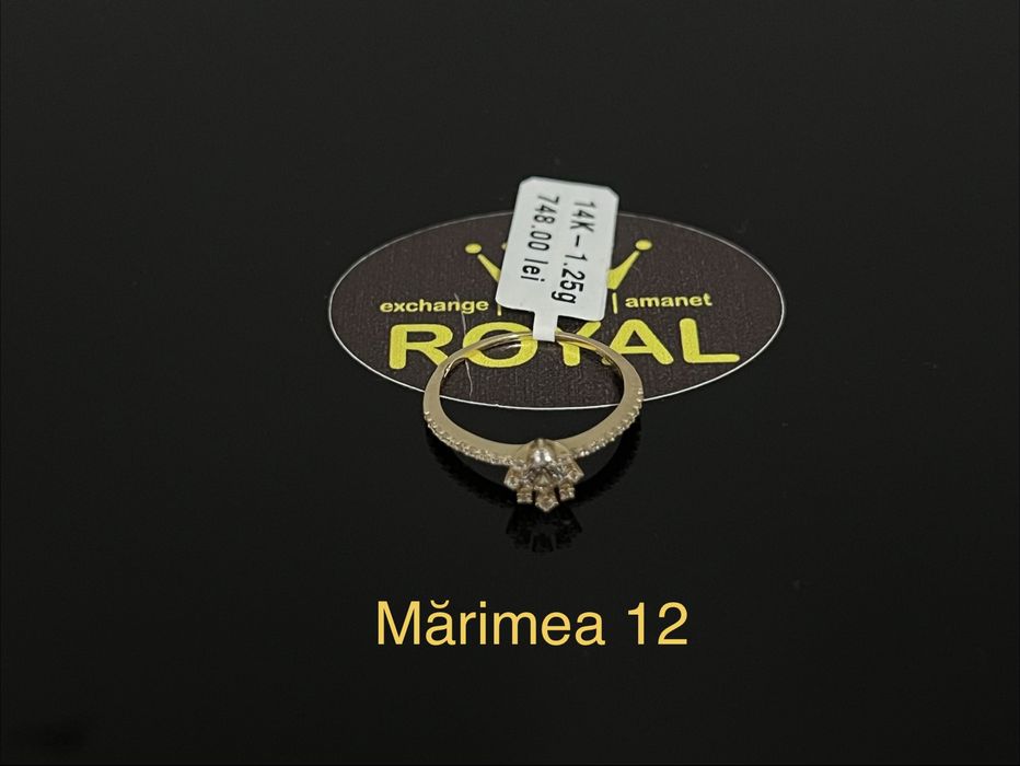 Bijuteria Royal CB : Inel dama aur nou 14k 1,25gr