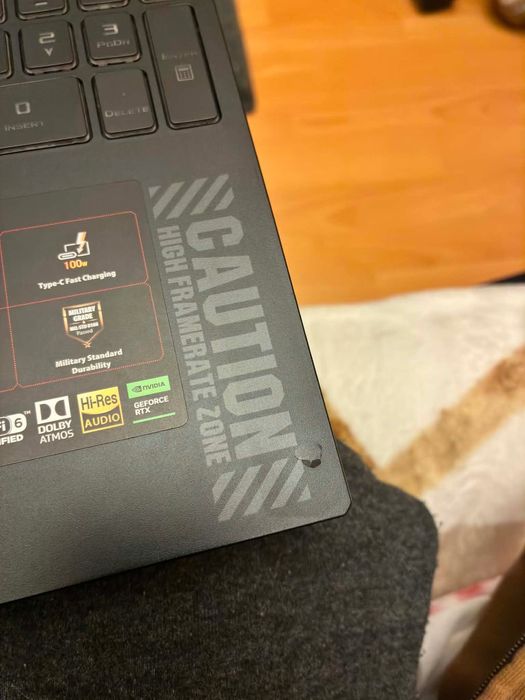 Laptop Asus TUF F15 Gaming Intel I7 13620H 4,9 Ghz RTX 4060 140W full power 32GB DDR5 ssd 512gb Garanție