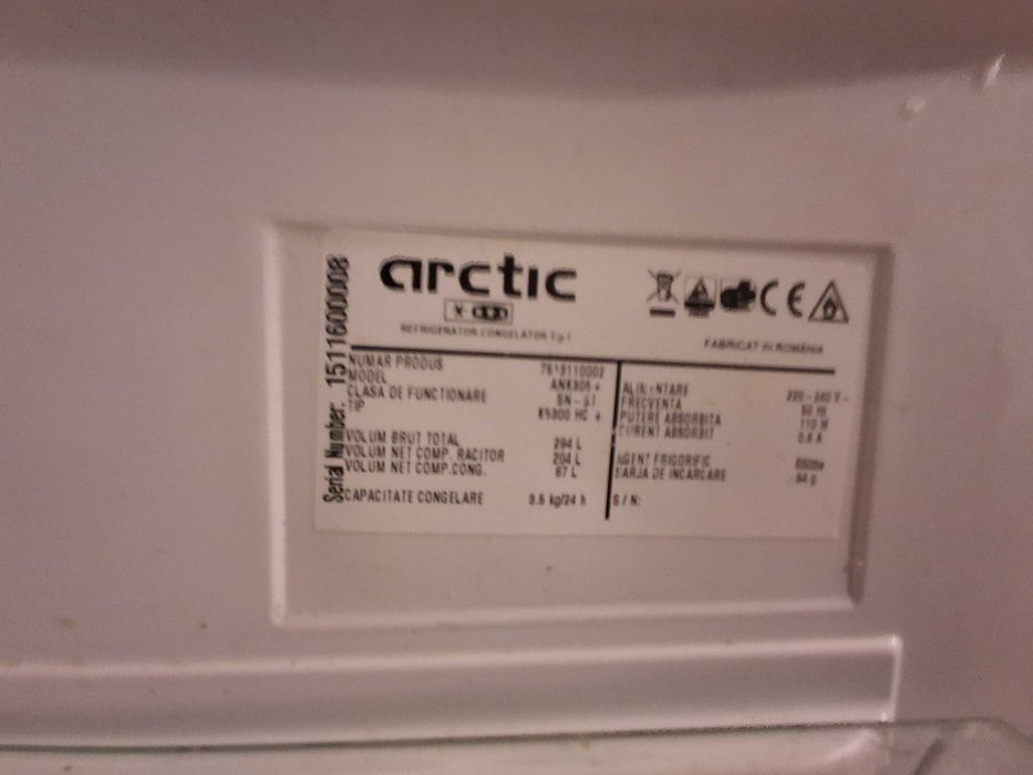Frigider Artic 185/55/53 litri 204,excelent