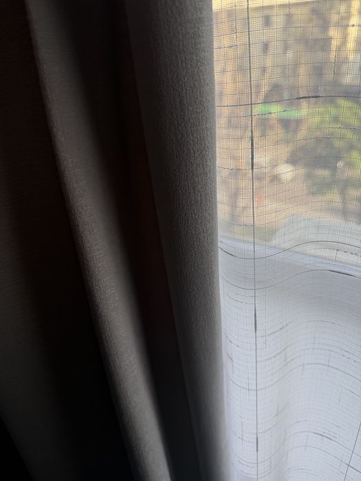 Шторы плотные и тюль