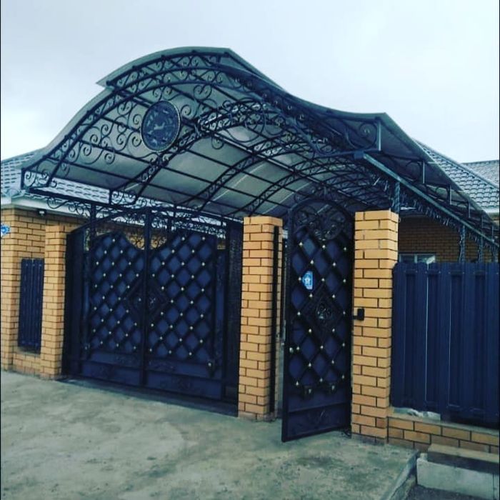 Навес Ворота Решетки.