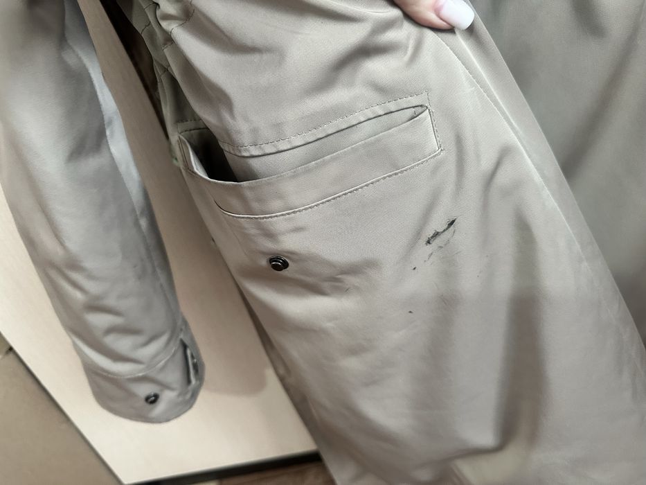 Парка бежевая 44