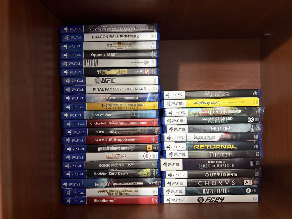 Диски пс4 пс5, playstation