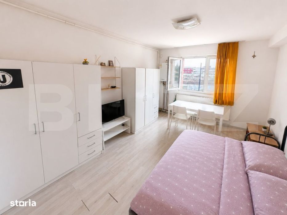 Garsoniera de vanzare, 21 mp, etaj 2, zona Iris