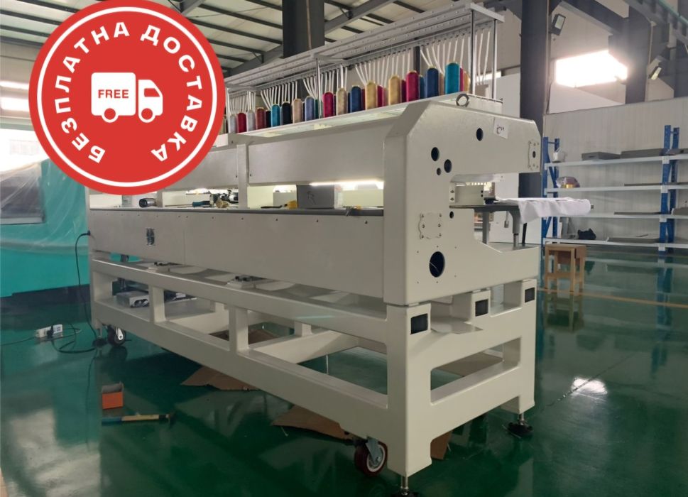 Бродировъчна машина Шест глава 400 мм . х 450 мм. + Застъпване