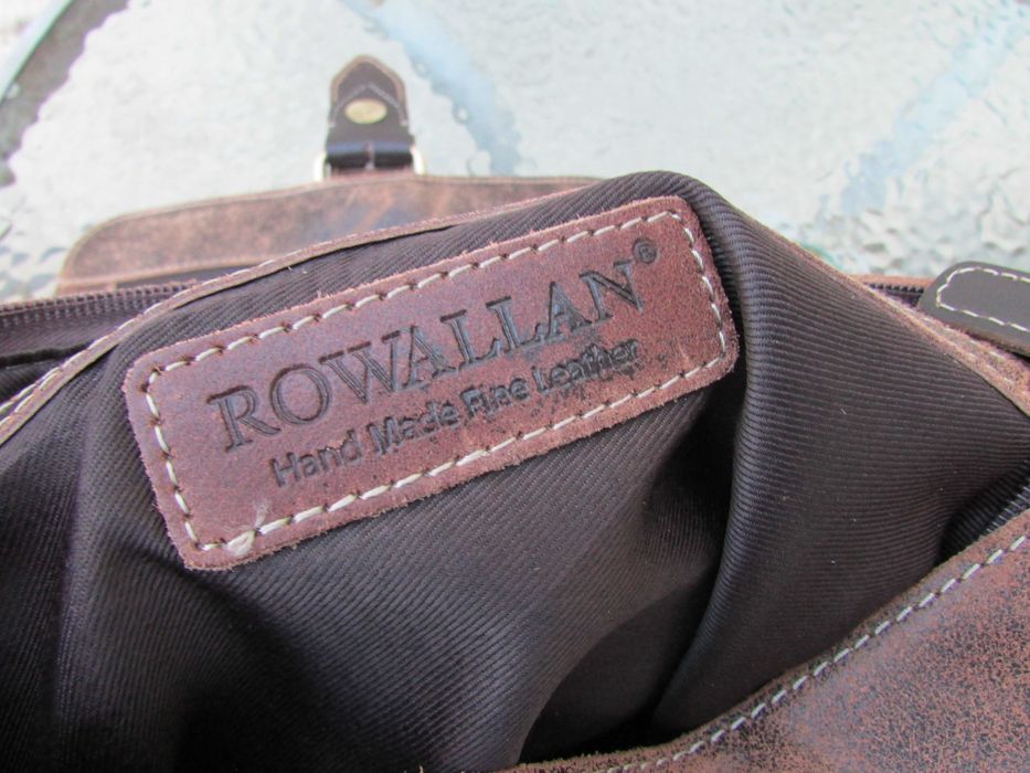 Винтидж кожена чанта през рамо Rowallan