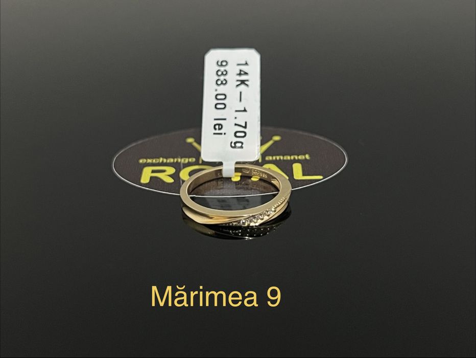 Bijuteria Royal CB : Inel dama aur nou 14k 1,70gr