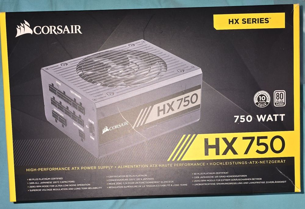 Sursa corsair hx 750 platinum