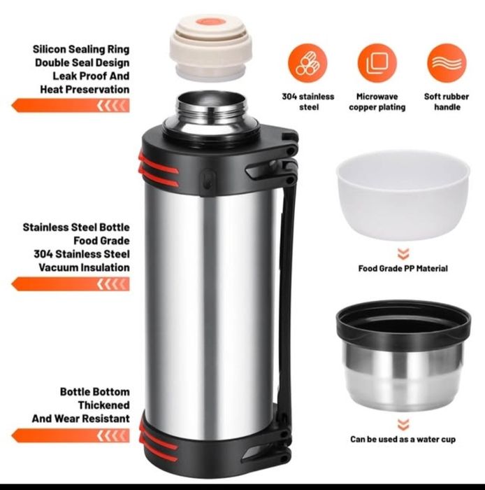 Termos super mare de 6 litri