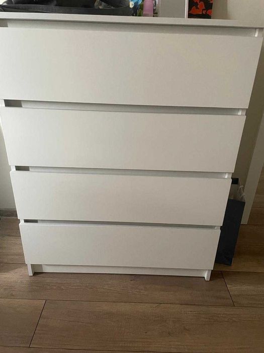 комод белый 4 ящика