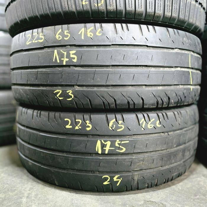 2x 225/65/16C VARA CONTINENTAL 2023 Stare excelentă