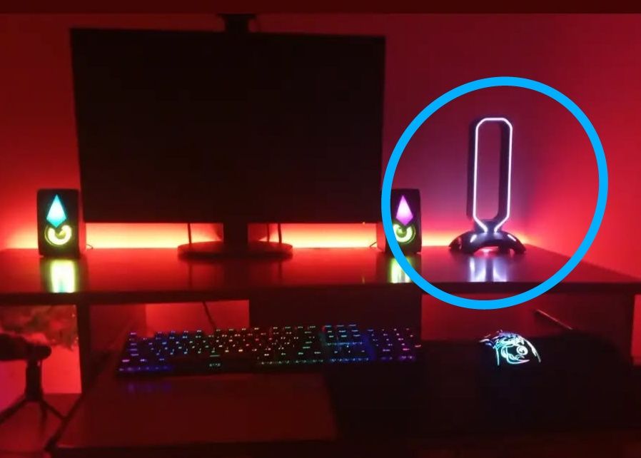 Suport Căști Trust Gxt 265 + USB hub