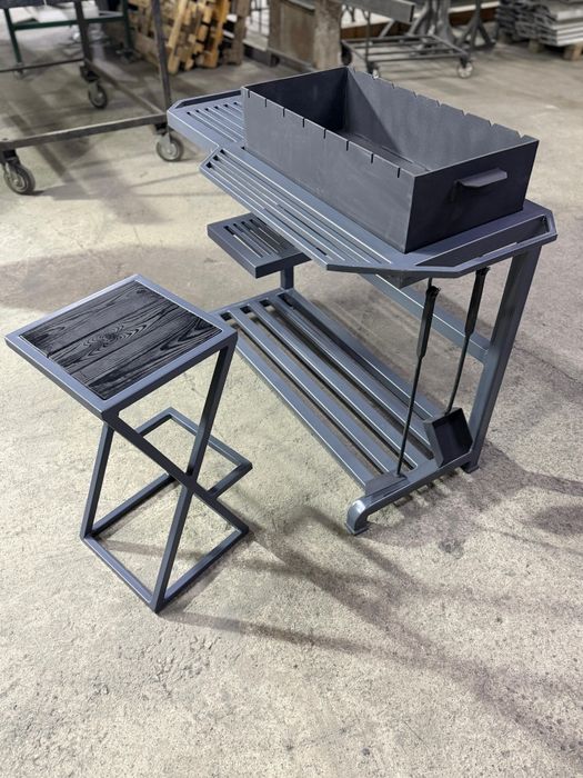 Мангал в стиле лофт