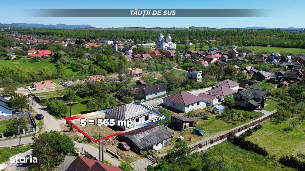Casa noua 3 dormitoare, 565 mp teren | Tautii de Sus | Comision 0%
