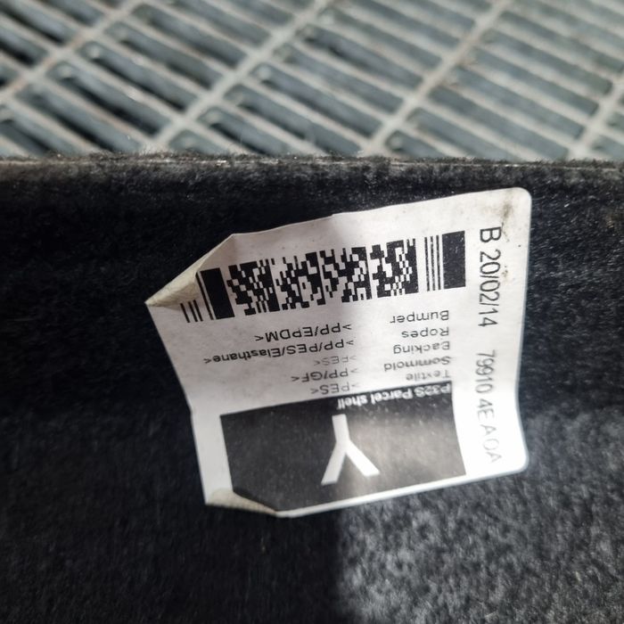 Polita Portbagaj Nissan Qashqai J11 2013 - 2017 SUV 4 Usi (1595) 849514EA0A Garantie