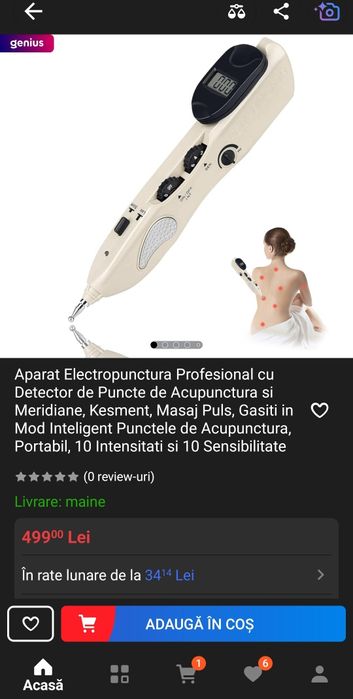 Aparat profesional electropunctură acupunctură LY-508B stilou masaj