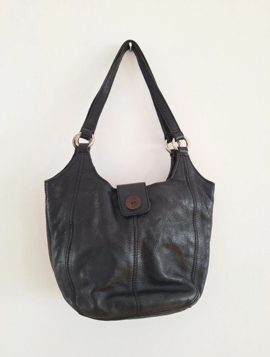 Poseta piele Clarks neagra