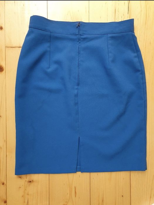 Fustă creion bleumarin