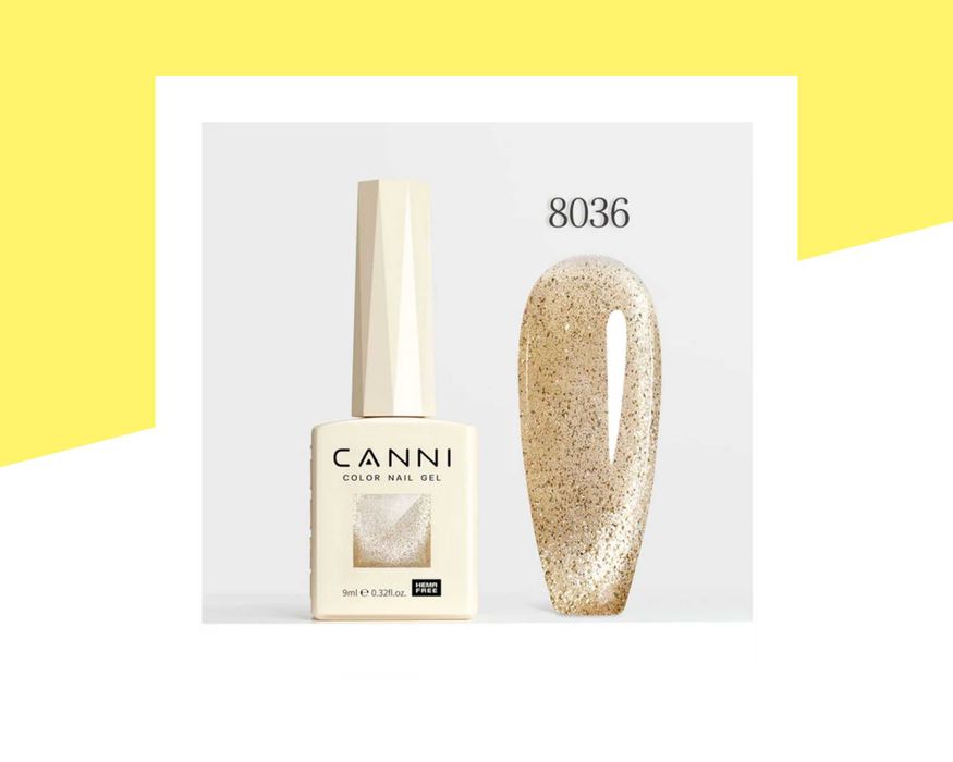 Професионален хипоалергенен гел лак котешко око CANNI – 9 мл.