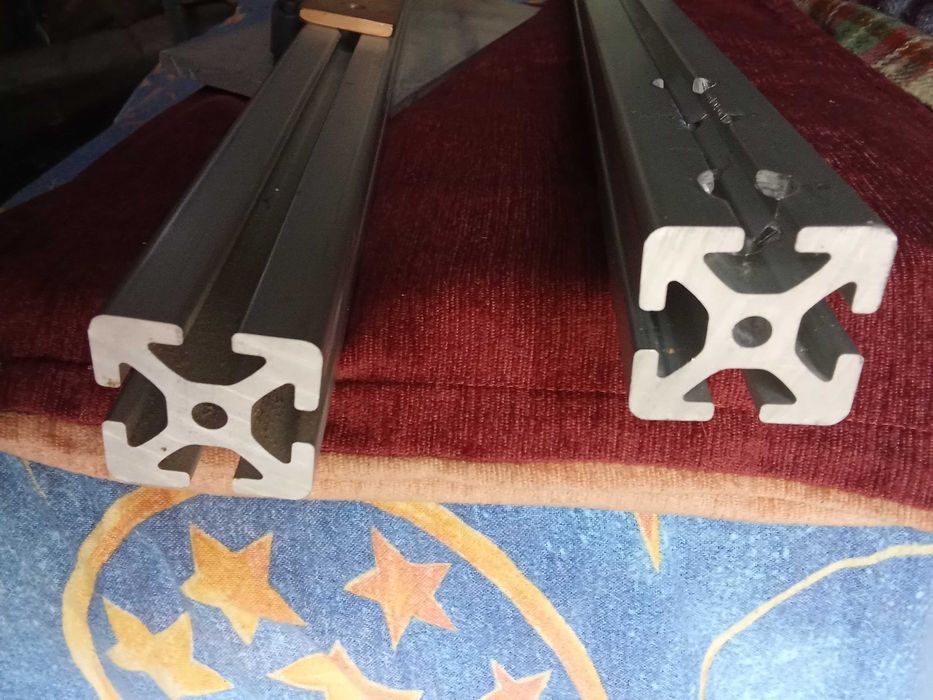 profil aluminiu extrudat 40 x 40 x 1000