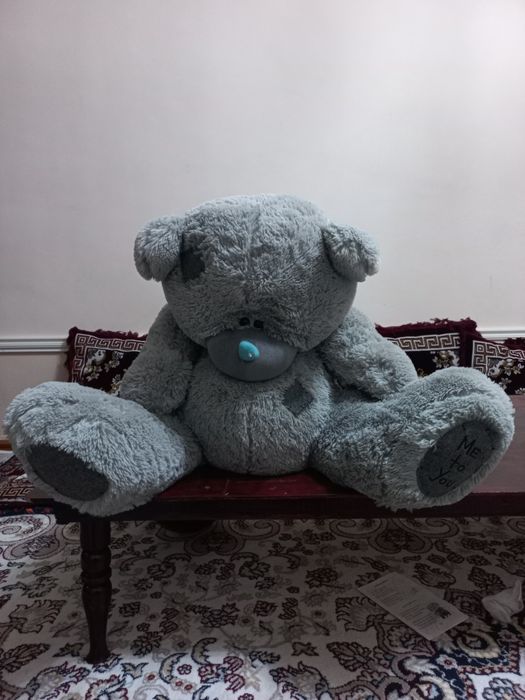 Плюшевый мишка Teddy серый