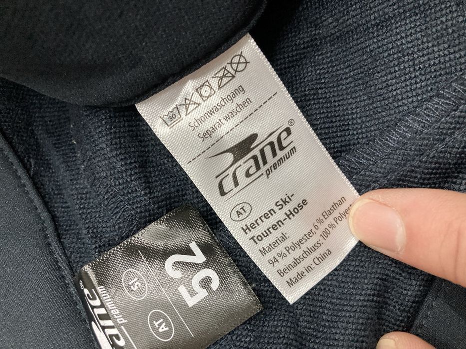 Pantaloni tura Crane L -XL softshell de iarna cu polar