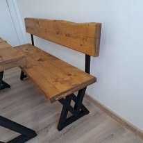 Метални стойки за маса и пейка