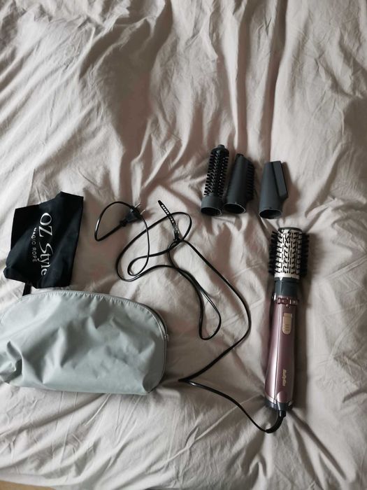 Perie rotativa BaByliss AS960E, 1000W, Ionizare, 4 Accesorii,