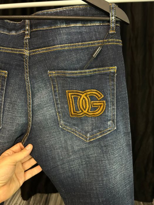 Blugi Dolce & Gabbana Denim DG Logo – Made in Italy – Mărimea 44