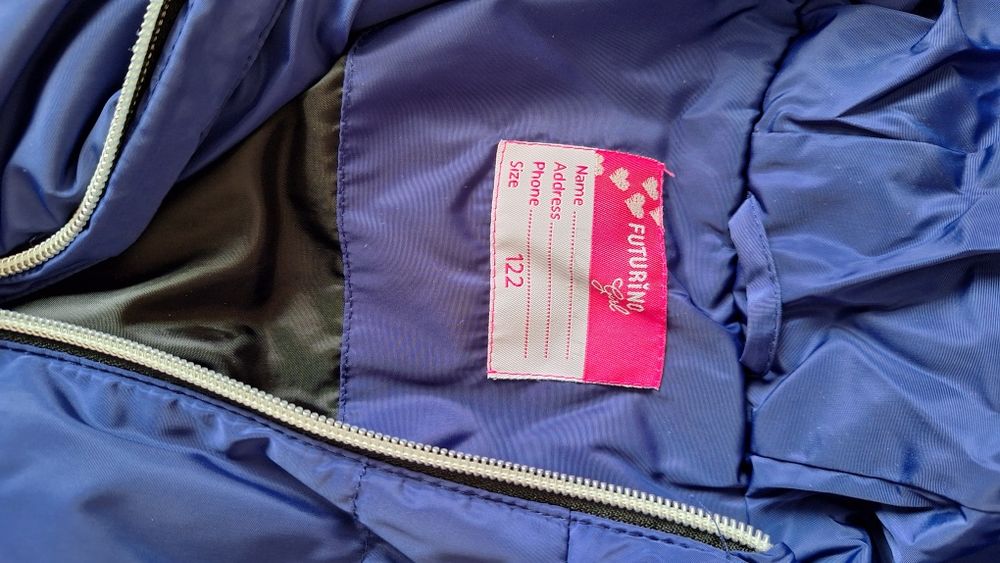 Куртка на девочку 122, 134