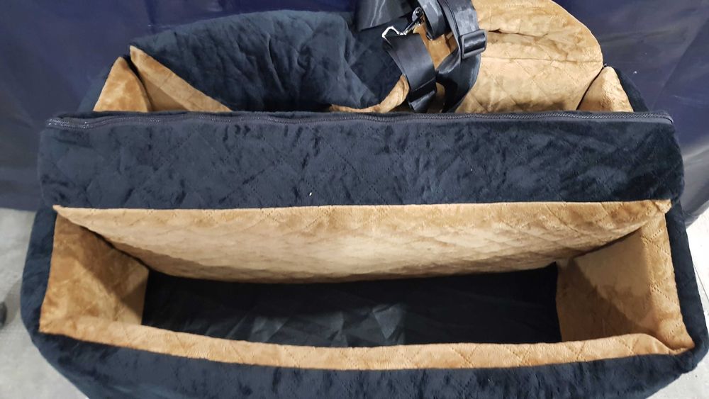 Scaun auto pentru câini de talie mare și medie 51x75x27 cm, negru