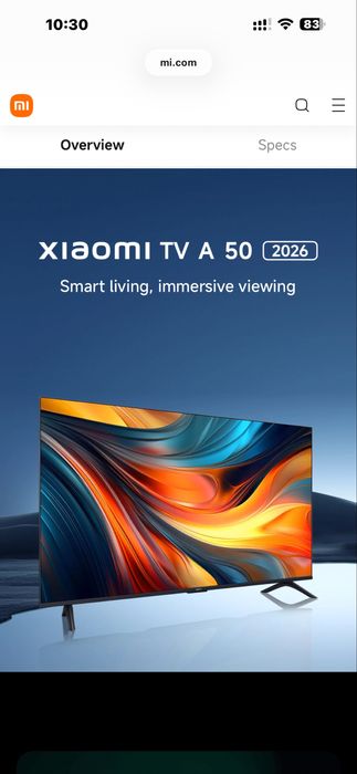 Xiaomi 50 a series 2026 new 4K 120 hz Game Bost