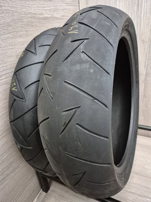 Set anvelope moto 120 70 17 cu 190 55 17 Continental Contiroadattack 2