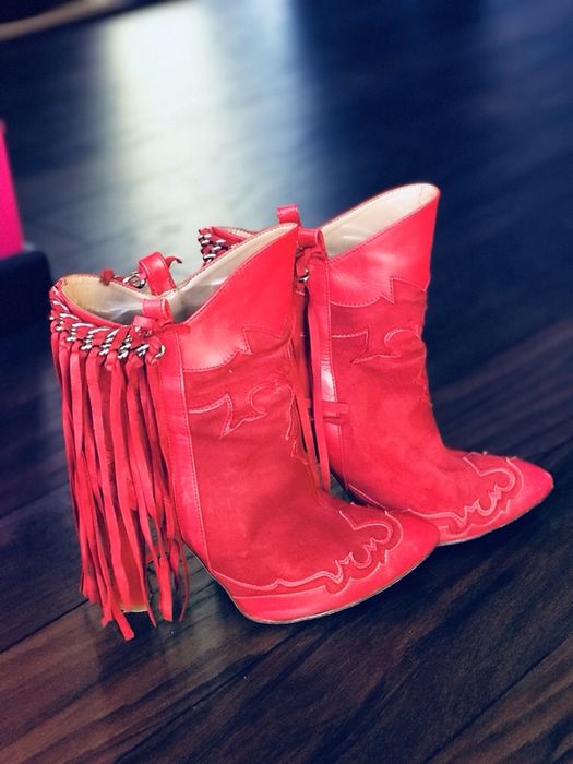 Botine Zara cu franjuri
