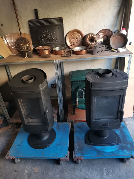 Чугунена печка / камина на дърва