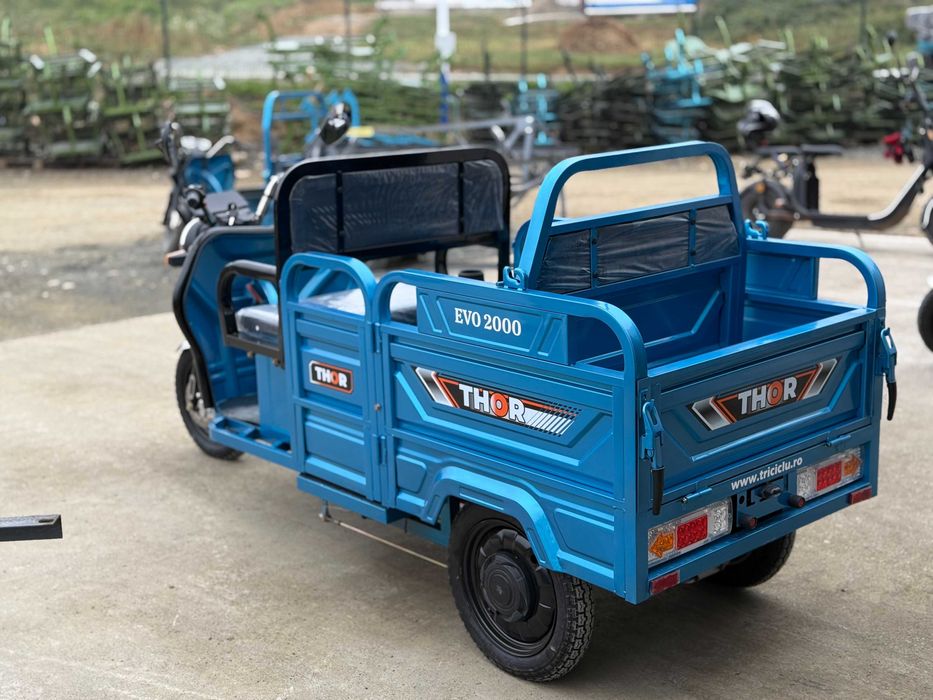 Triciclu electric CIV inclus Thor EVO 2000 nou Agramix